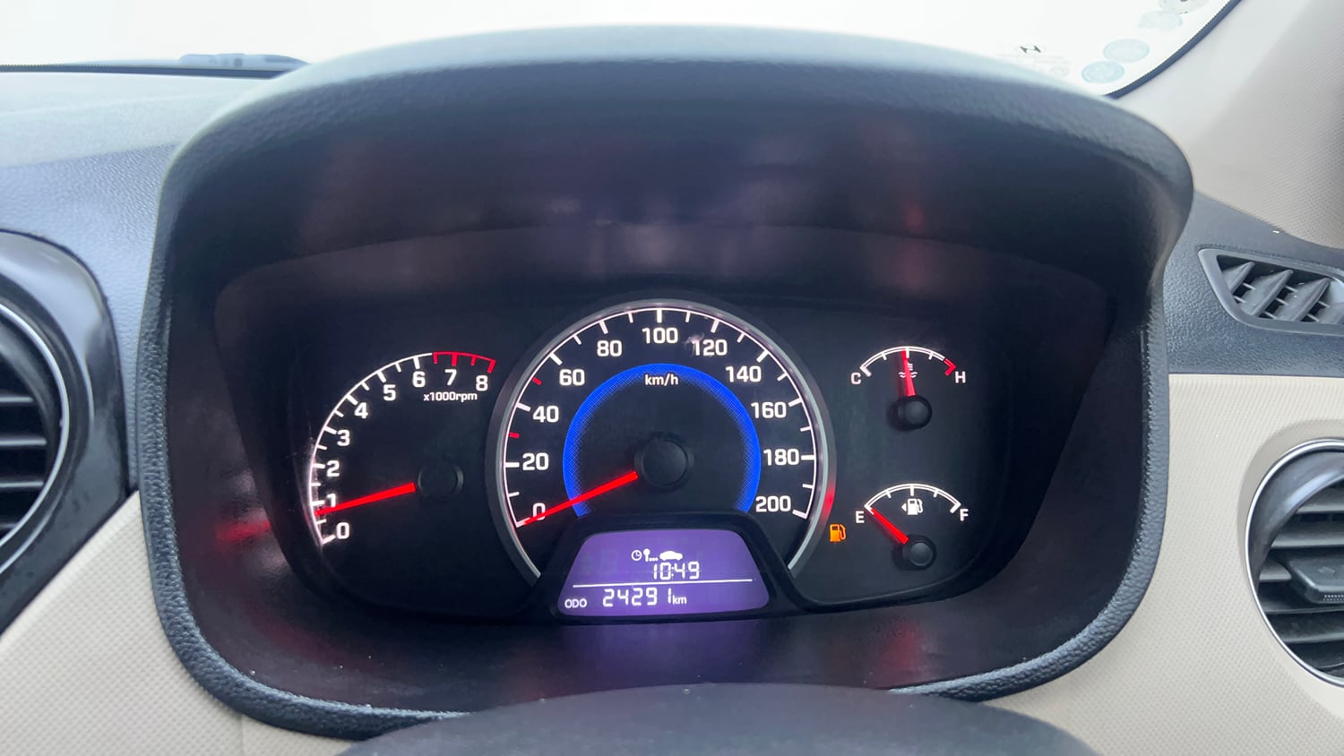Used 2018 Hyundai Grand i10 Sportz 1.2 Kappa VTVT Petrol Manual interior CLUSTERMETER VIEW