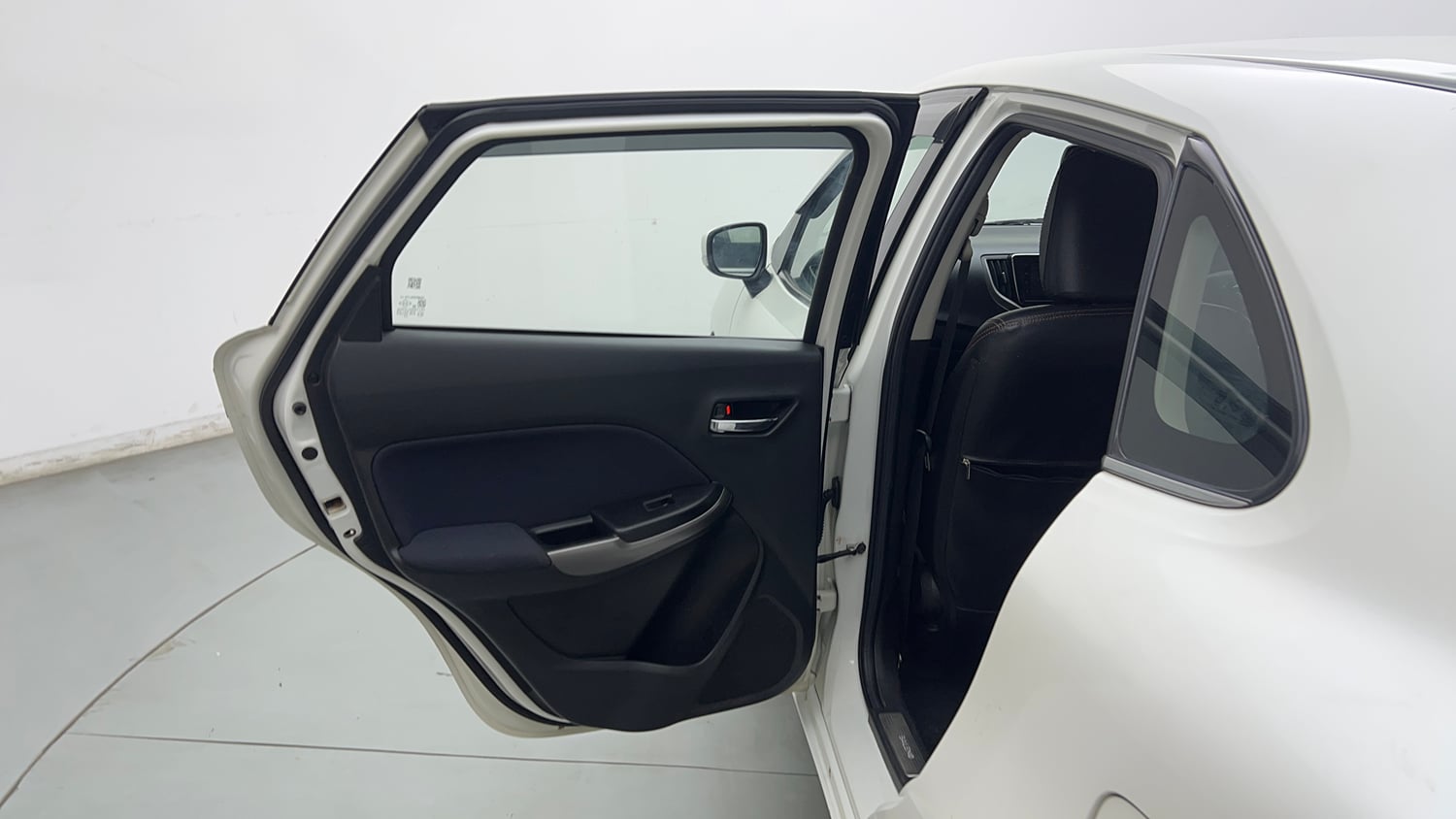Used 2020 Maruti Suzuki Baleno Zeta Petrol Manual interior LEFT REAR DOOR OPEN VIEW
