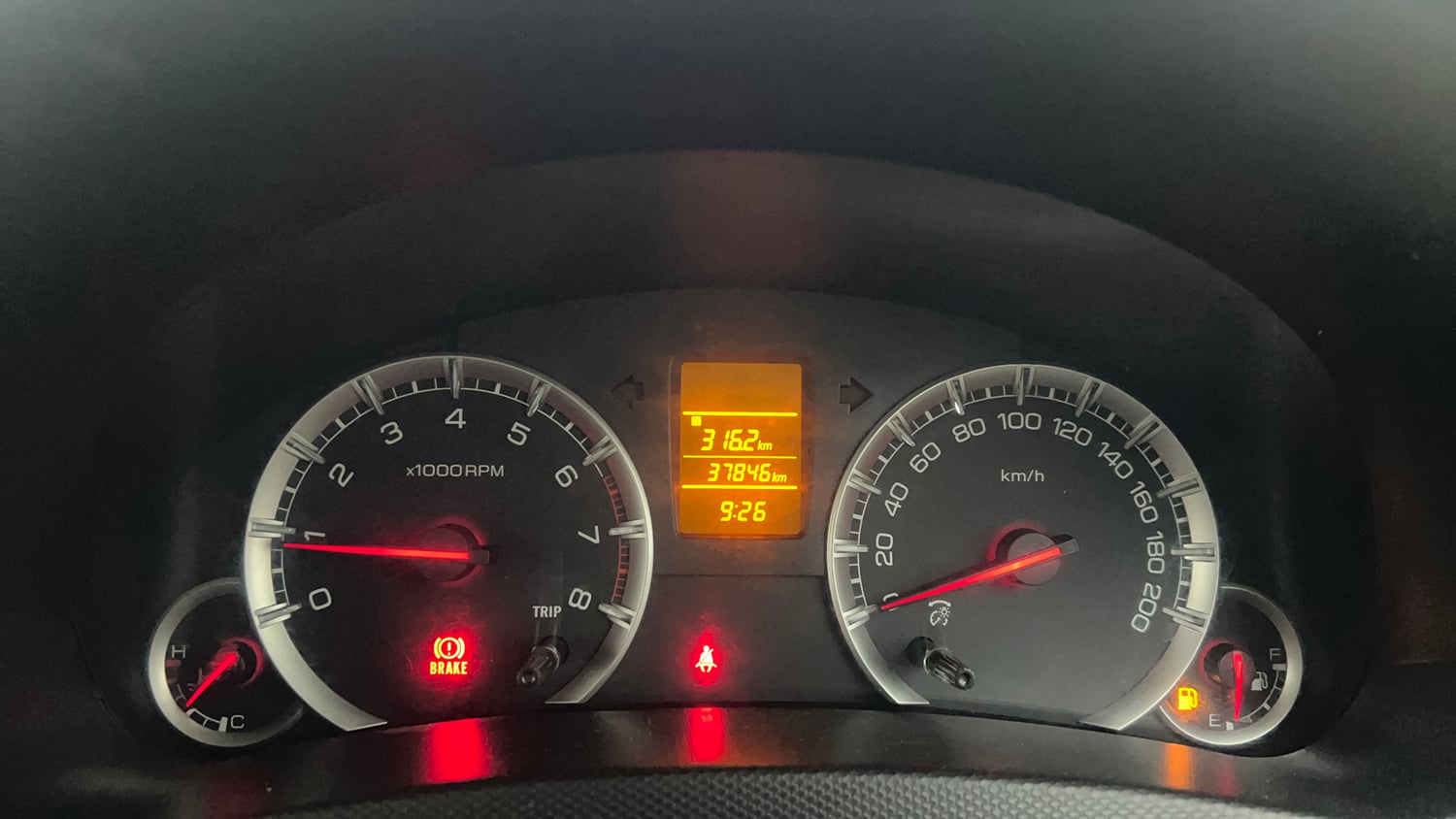 Used 2017 Maruti Suzuki Swift Dzire VXI Petrol Manual interior CLUSTERMETER VIEW