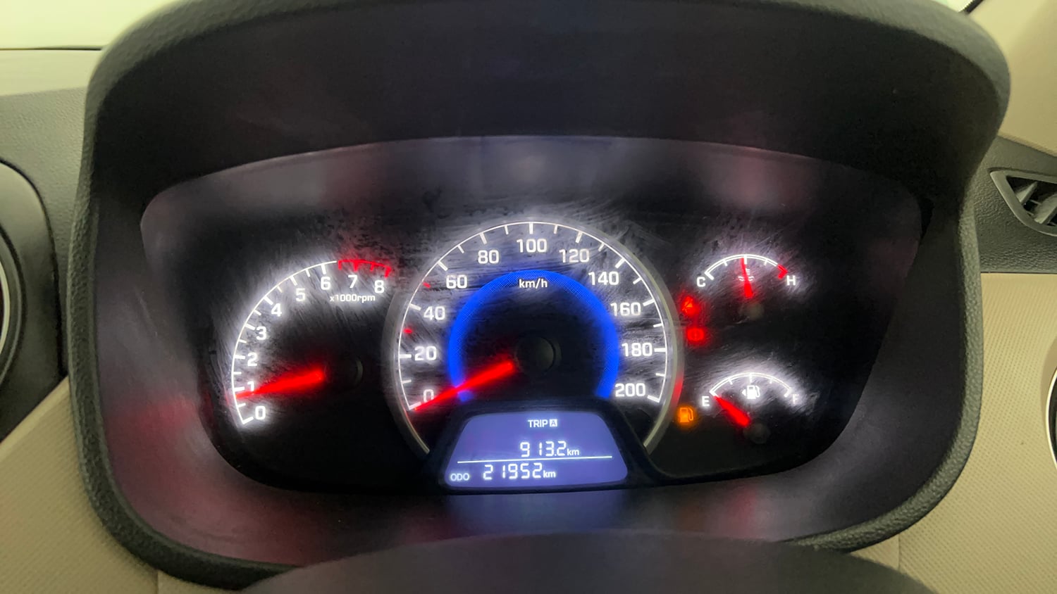 Used 2020 Hyundai Grand i10 Sportz 1.2 Kappa VTVT Petrol Manual interior CLUSTERMETER VIEW