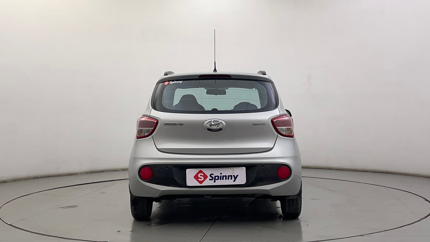 Used 2018 Hyundai Grand i10 Sportz AT 1.2 Kappa VTVT Petrol Automatic exterior BACK VIEW