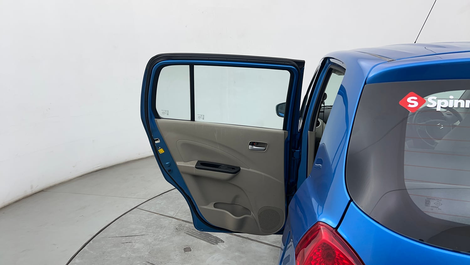 Used 2015 Maruti Suzuki Celerio ZXi Opt Petrol Manual interior LEFT REAR DOOR OPEN VIEW