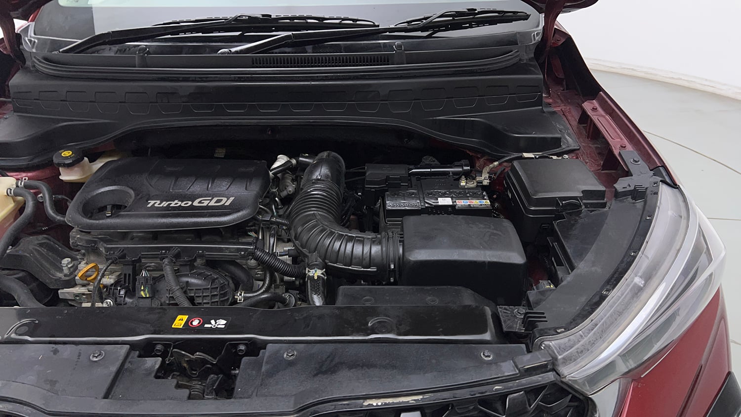 Used 2023 Kia Sonet HTX 1.0 iMT Petrol Manual engine ENGINE LEFT SIDE VIEW