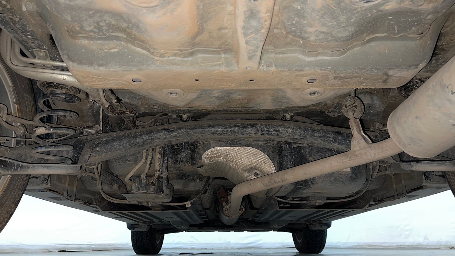 Used 2025 Maruti Suzuki Grand Vitara Zeta Smart Hybrid Petrol Manual extra REAR UNDERBODY VIEW (TAKEN FROM REAR)