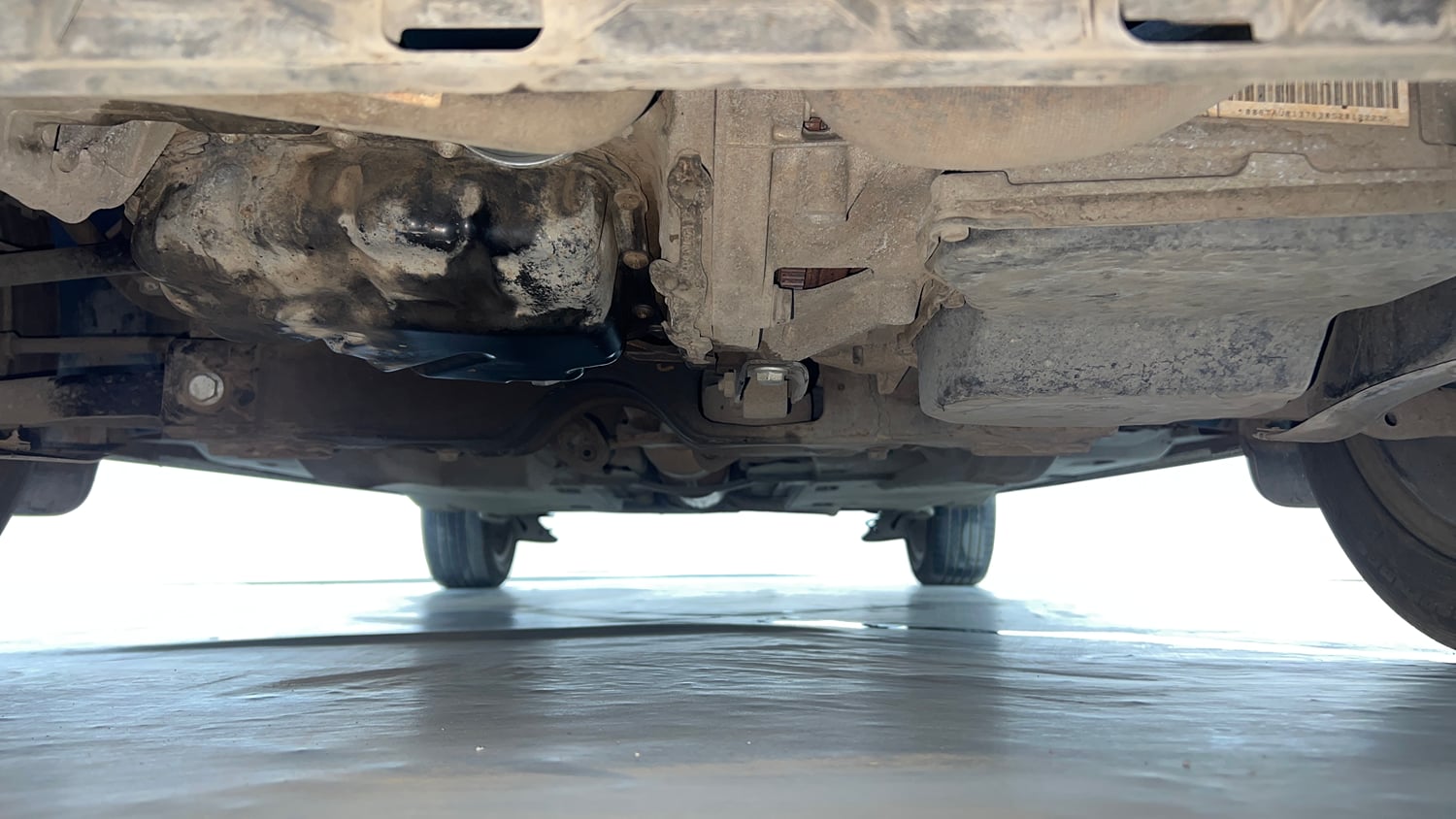 Used 2021 Skoda Rapid Style AT Petrol Automatic extra FRONT LEFT UNDERBODY VIEW