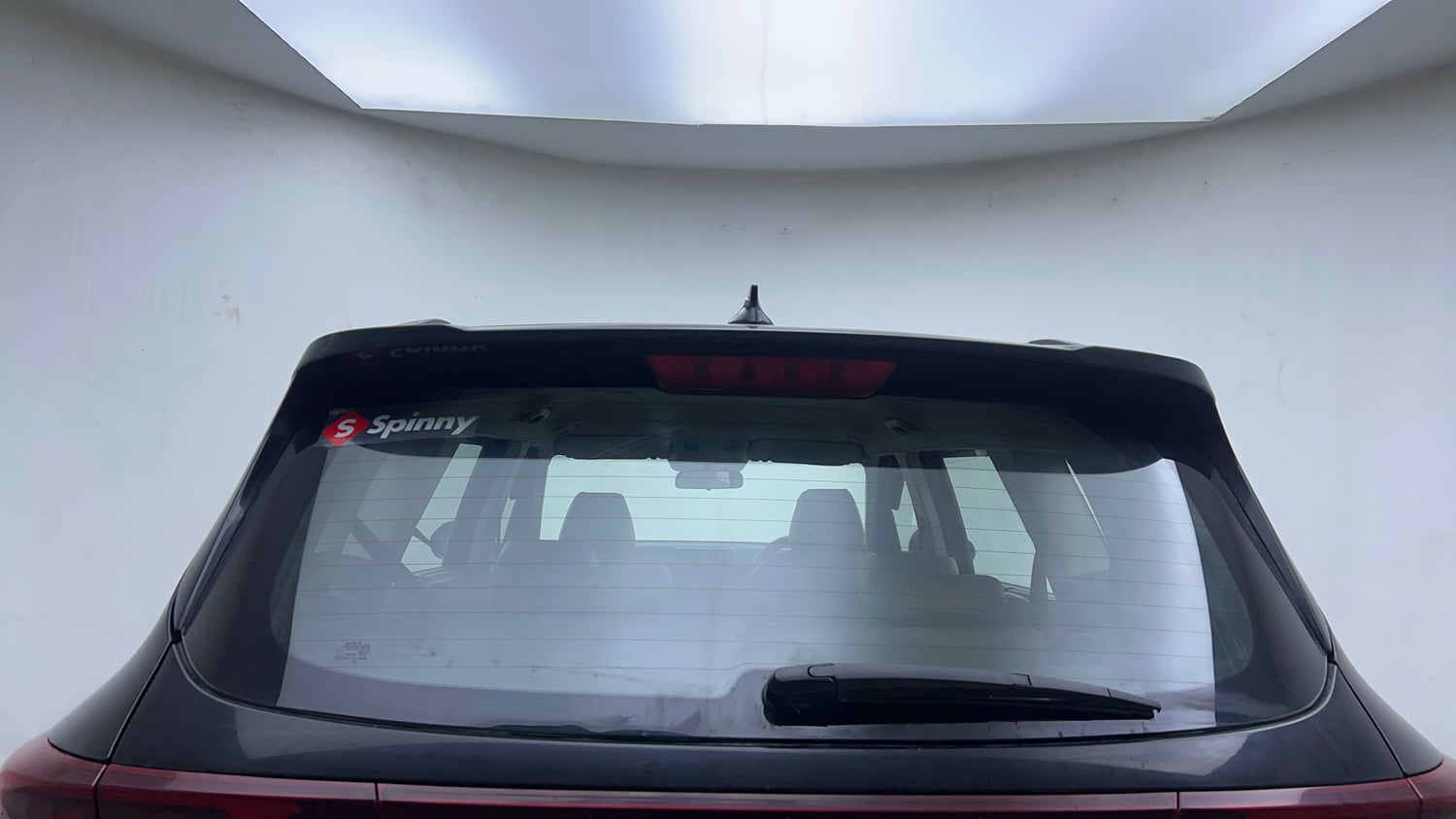 Used 2022 Kia Carens Prestige Plus 1.4 Petrol MT 7 STR Petrol Manual exterior BACK WINDSHIELD VIEW