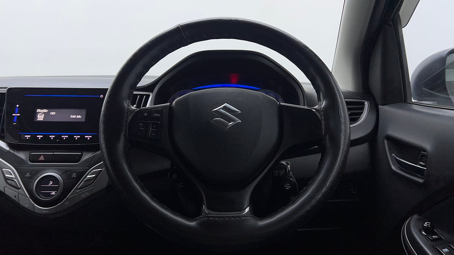 Used 2021 Maruti Suzuki Baleno Delta Petrol Manual interior STEERING VIEW