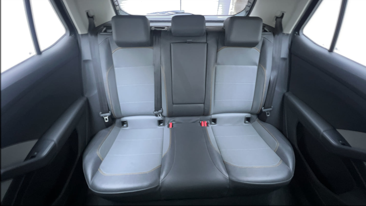 Used 2021 Skoda Kushaq Style 1.0L TSI AT Petrol Automatic interior REAR SEAT CONDITION VIEW