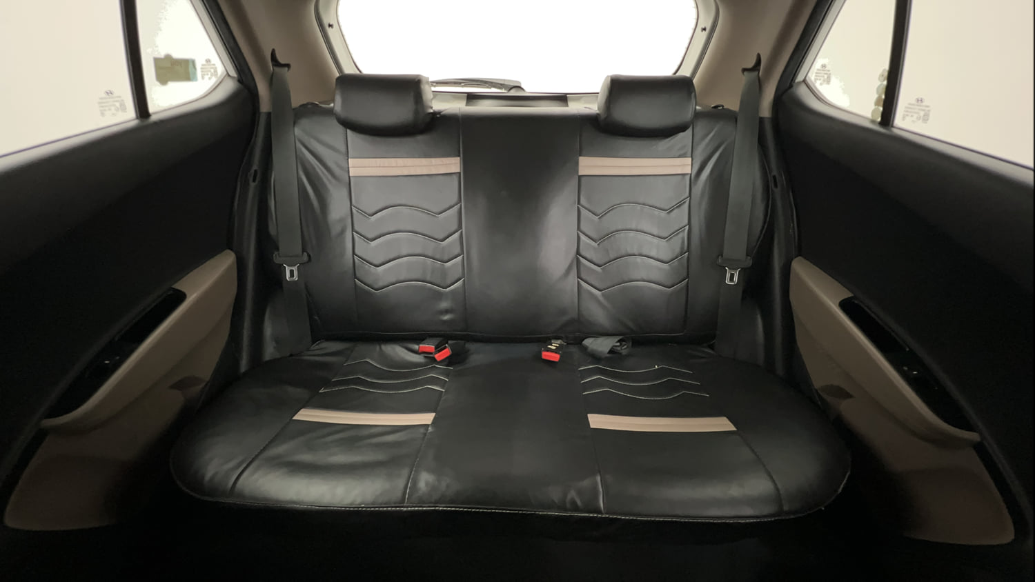 Used 2014 Hyundai Grand i10 Asta AT 1.2 Kappa VTVT Petrol Automatic interior REAR SEAT CONDITION VIEW