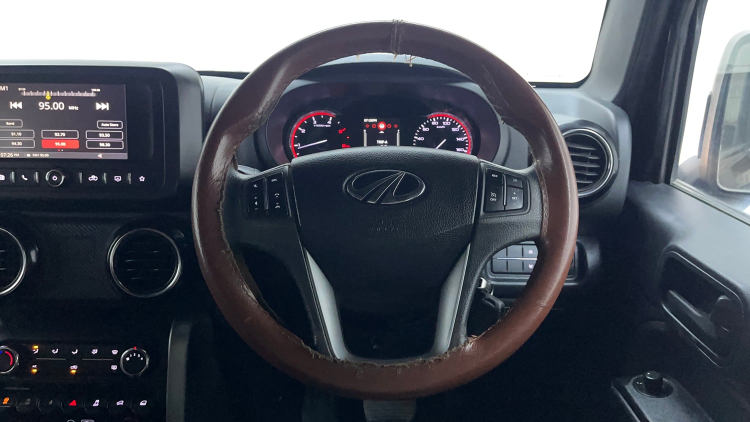Used 2022 mahindra Thar LX Hard Top Diesel AT 4WD Diesel Automatic interior STEERING VIEW