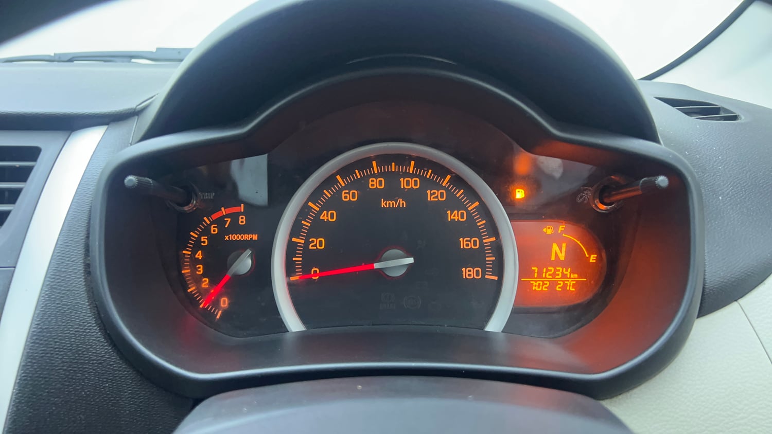 Used 2015 Maruti Suzuki Celerio VXi AMT Petrol Automatic interior CLUSTERMETER VIEW