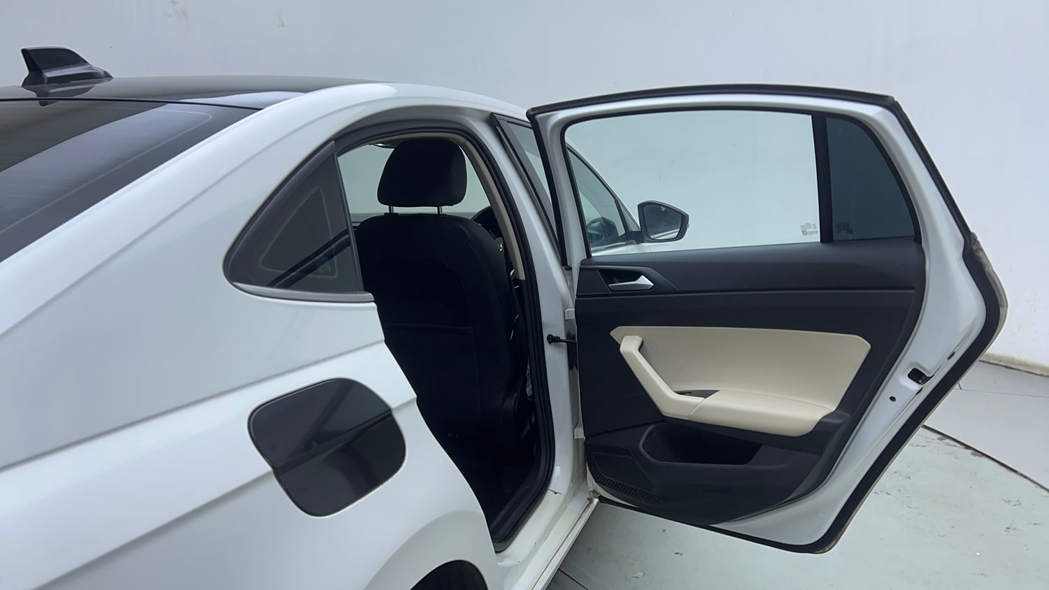 Used 2022 Volkswagen Virtus GT Plus 1.5 TSI EVO DSG Petrol Automatic interior RIGHT REAR DOOR OPEN VIEW