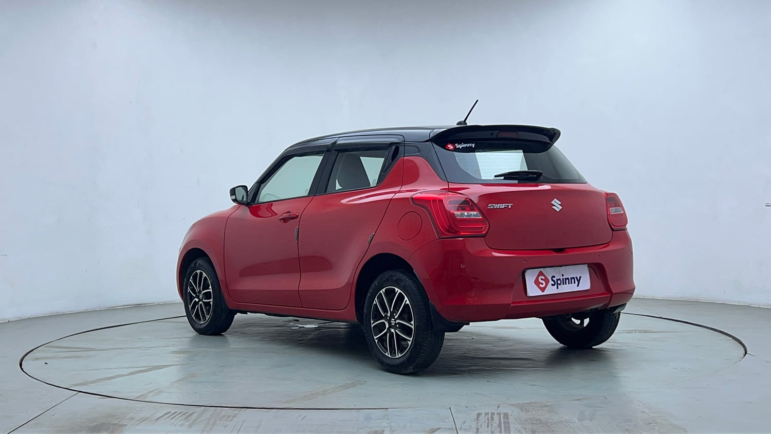 Used 2023 Maruti Suzuki Swift ZXi Plus AMT Dual Tone Petrol Automatic exterior LEFT REAR CORNER VIEW