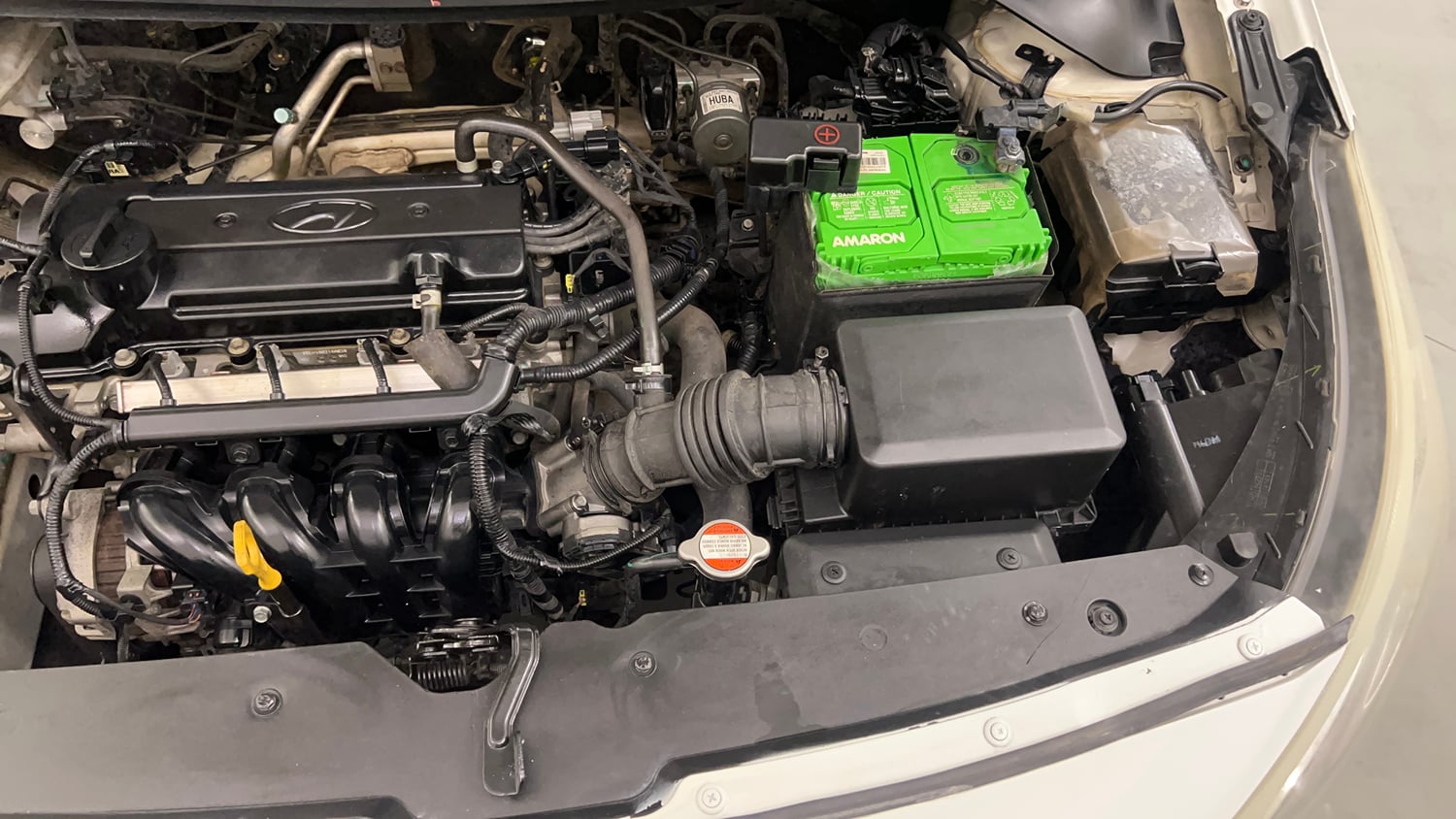 Used 2016 Hyundai Elite i20 Sportz 1.2 Petrol Manual engine ENGINE LEFT SIDE VIEW