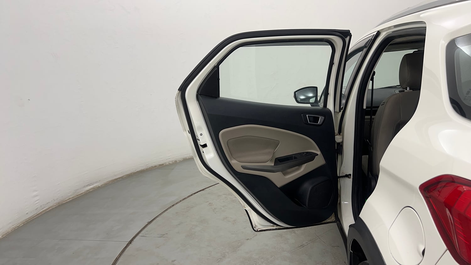 Used 2021 Ford EcoSport Titanium Plus 1.5L Ti-VCT AT Petrol Automatic interior LEFT REAR DOOR OPEN VIEW