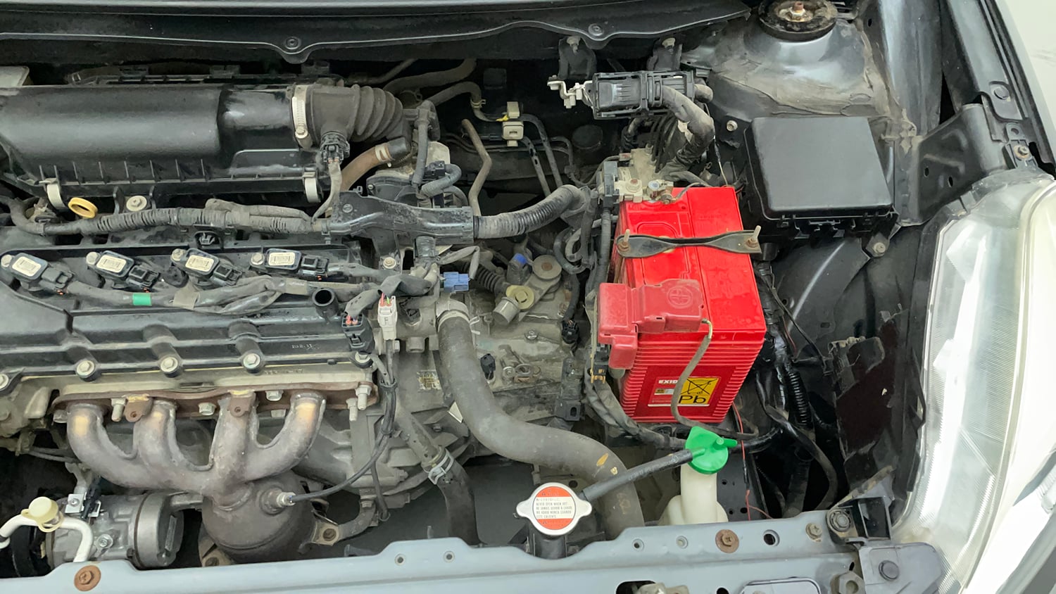 Used 2017 Maruti Suzuki Baleno Delta 1.2 Petrol Manual engine ENGINE LEFT SIDE VIEW