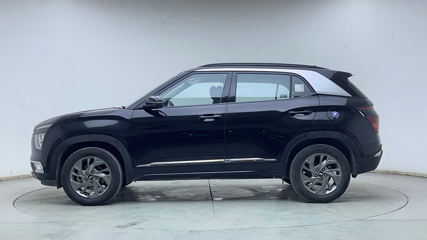 Used 2021 Hyundai Creta SX (O) 1.4 Turbo 7 DCT Petrol Automatic exterior LEFT SIDE VIEW