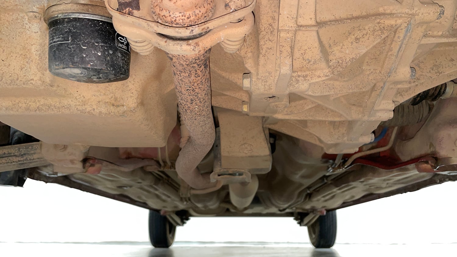 Used 2017 maruti-suzuki Alto K10 VXi (O) AMT Petrol Automatic extra FRONT LEFT UNDERBODY VIEW