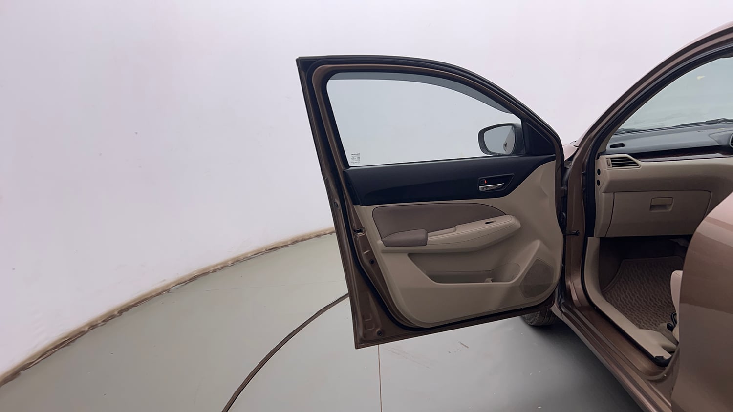 Used 2019 Maruti Suzuki Dzire VDi Diesel Manual interior LEFT FRONT DOOR OPEN VIEW