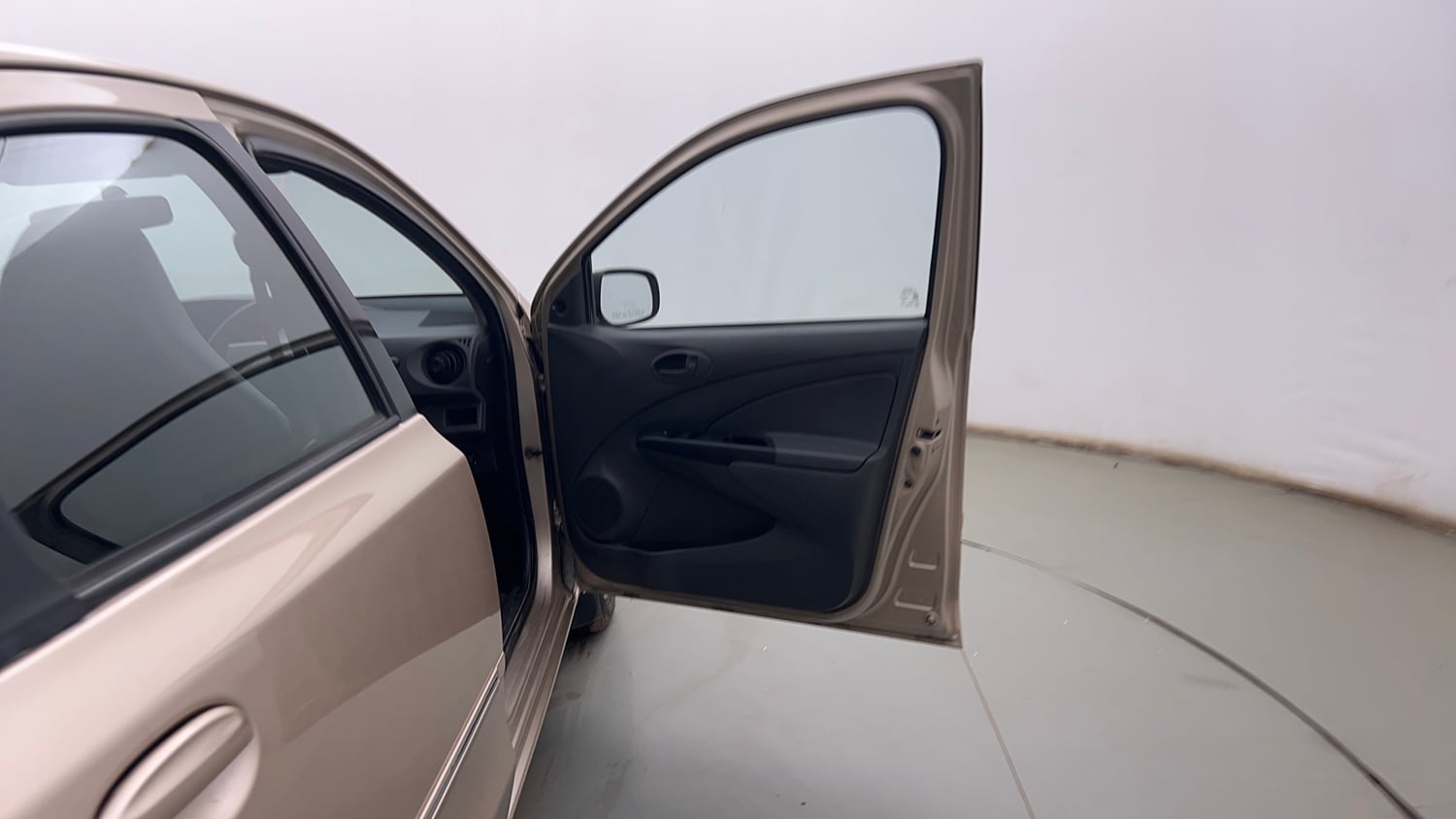 Used 2013 Toyota Etios G Petrol Manual interior RIGHT FRONT DOOR OPEN VIEW