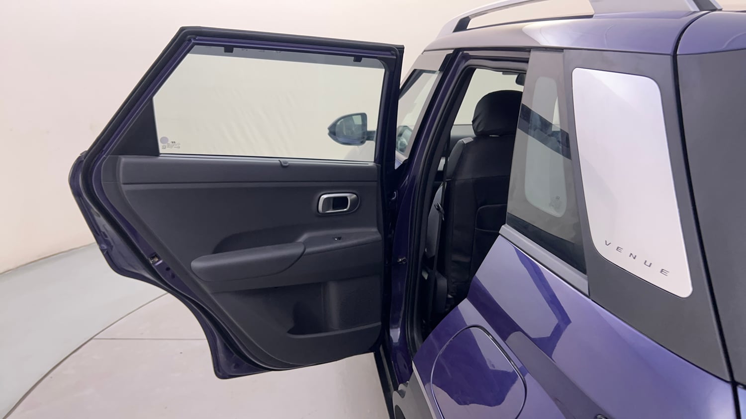 Used 2026 Hyundai Venue 1.2 Kappa Petrol MT HX 5+ Petrol Manual interior LEFT REAR DOOR OPEN VIEW