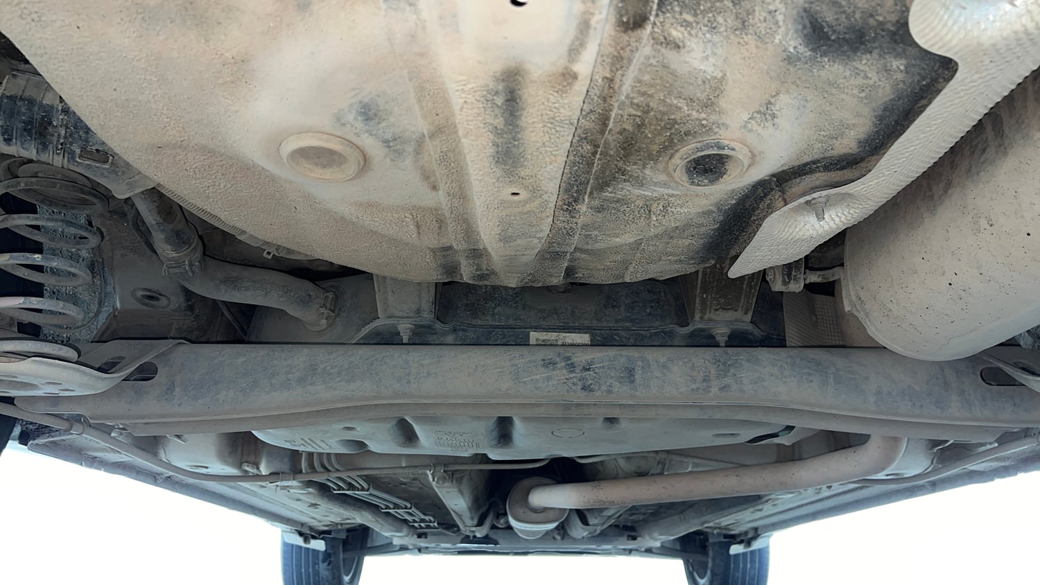 Used 2021 Kia Sonet HTX 1.0 iMT Petrol Manual extra REAR UNDERBODY VIEW (TAKEN FROM REAR)