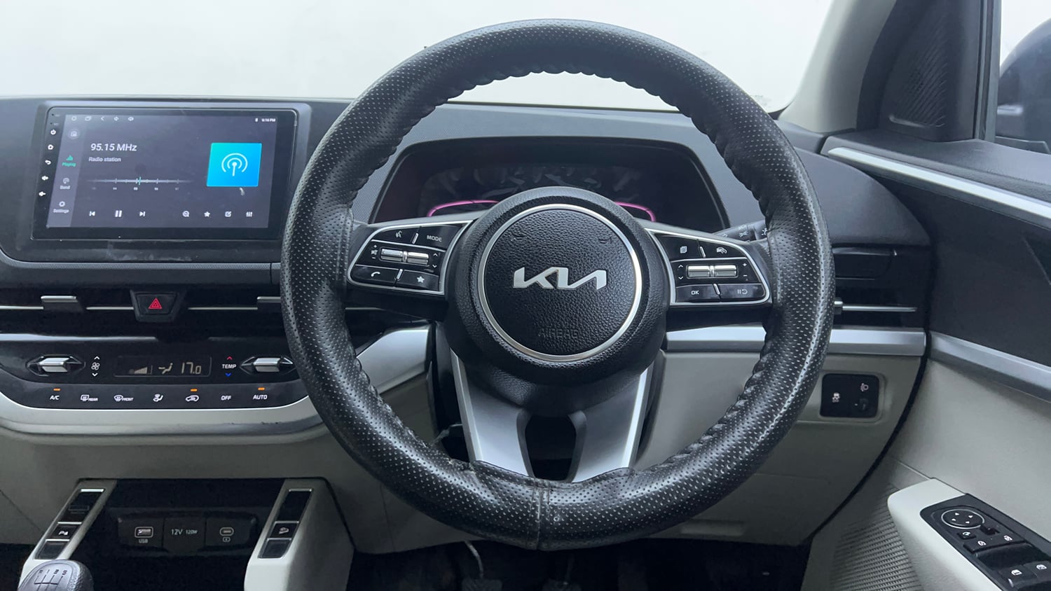 Used 2022 Kia Carens Prestige Plus 1.4 Petrol MT 7 STR Petrol Manual interior STEERING VIEW