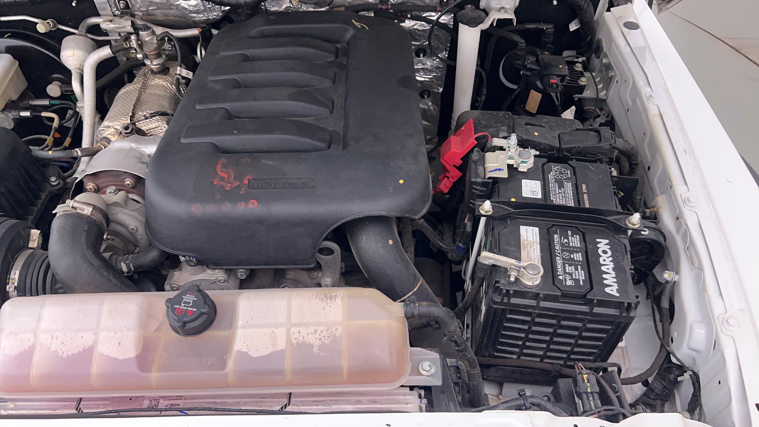 Used 2025 Mahindra Thar Roxx AX7 L Diesel AT 4WD Diesel Automatic engine ENGINE LEFT SIDE VIEW