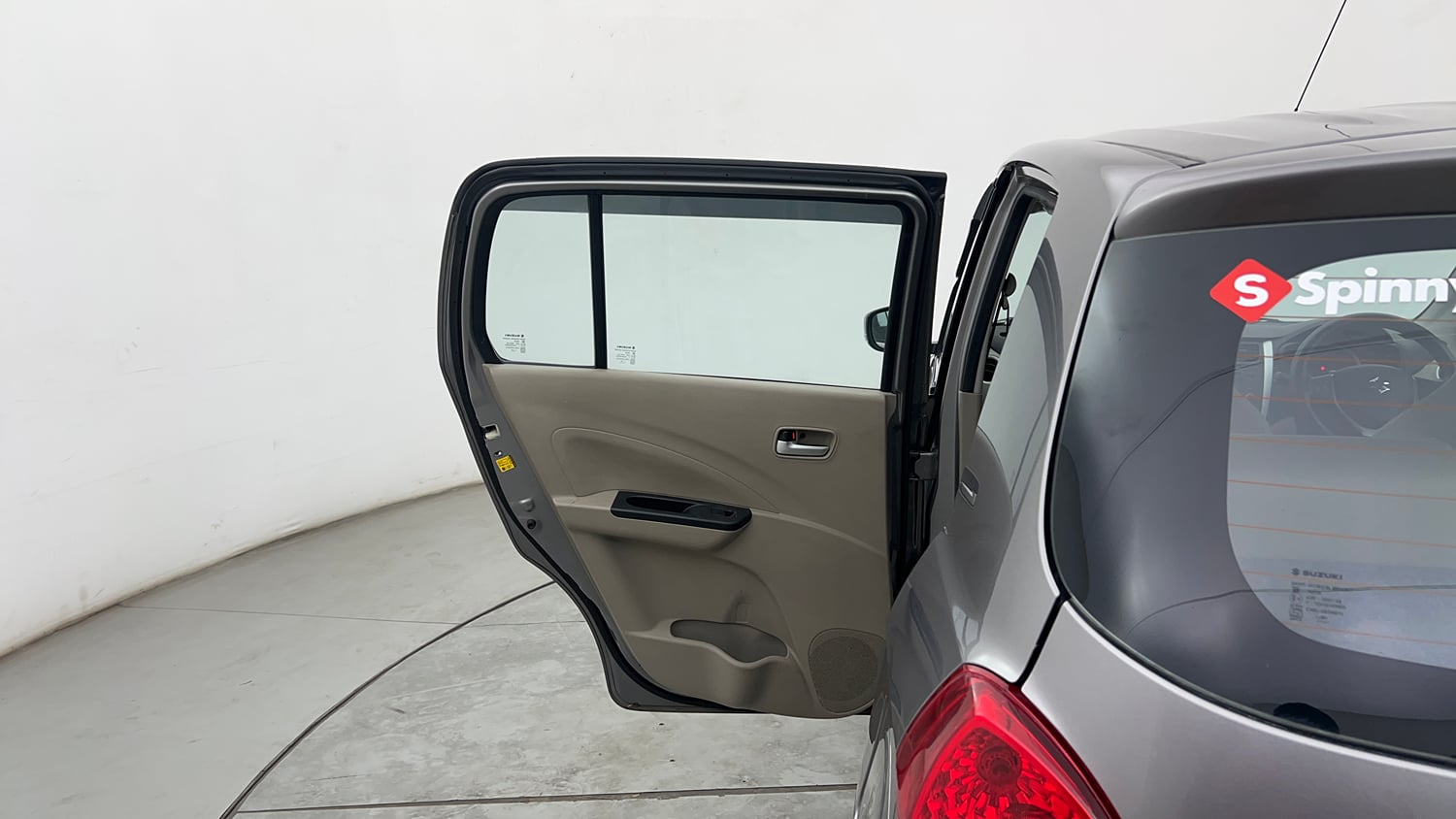 Used 2017 Maruti Suzuki Celerio ZXI (O) AMT Petrol Automatic interior LEFT REAR DOOR OPEN VIEW