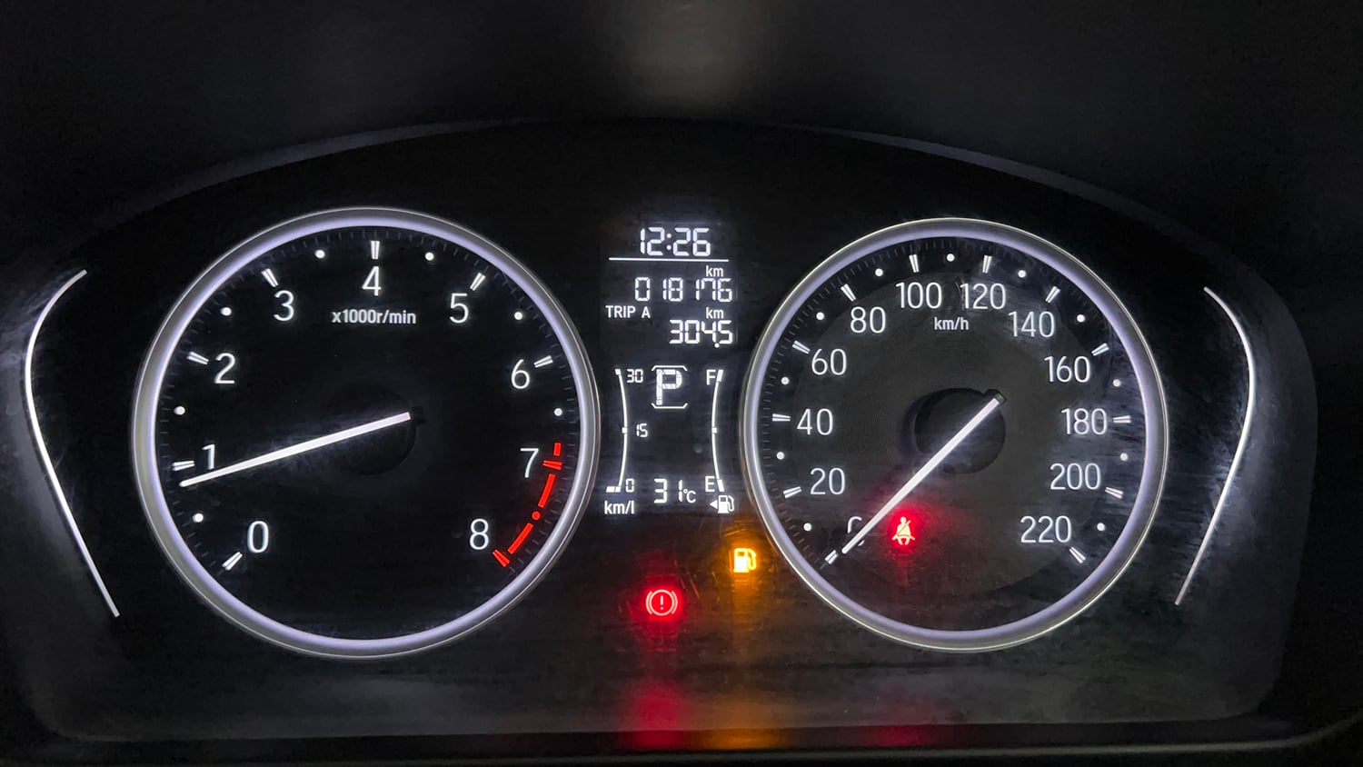 Used 2023 Honda City V CVT Petrol Petrol Automatic interior CLUSTERMETER VIEW