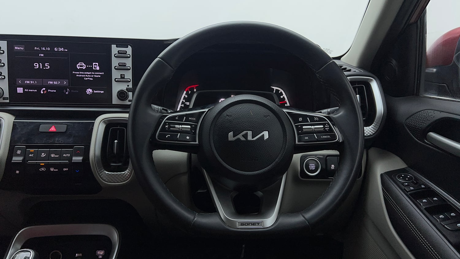 Used 2023 Kia Sonet HTX 1.0 iMT Petrol Manual interior STEERING VIEW