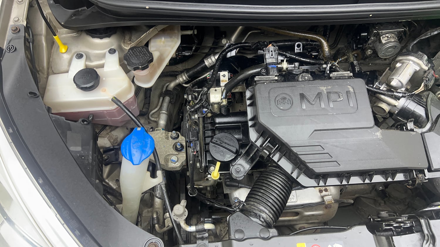 Used 2019 Hyundai Santro Sportz AMT Petrol Automatic engine ENGINE RIGHT SIDE VIEW