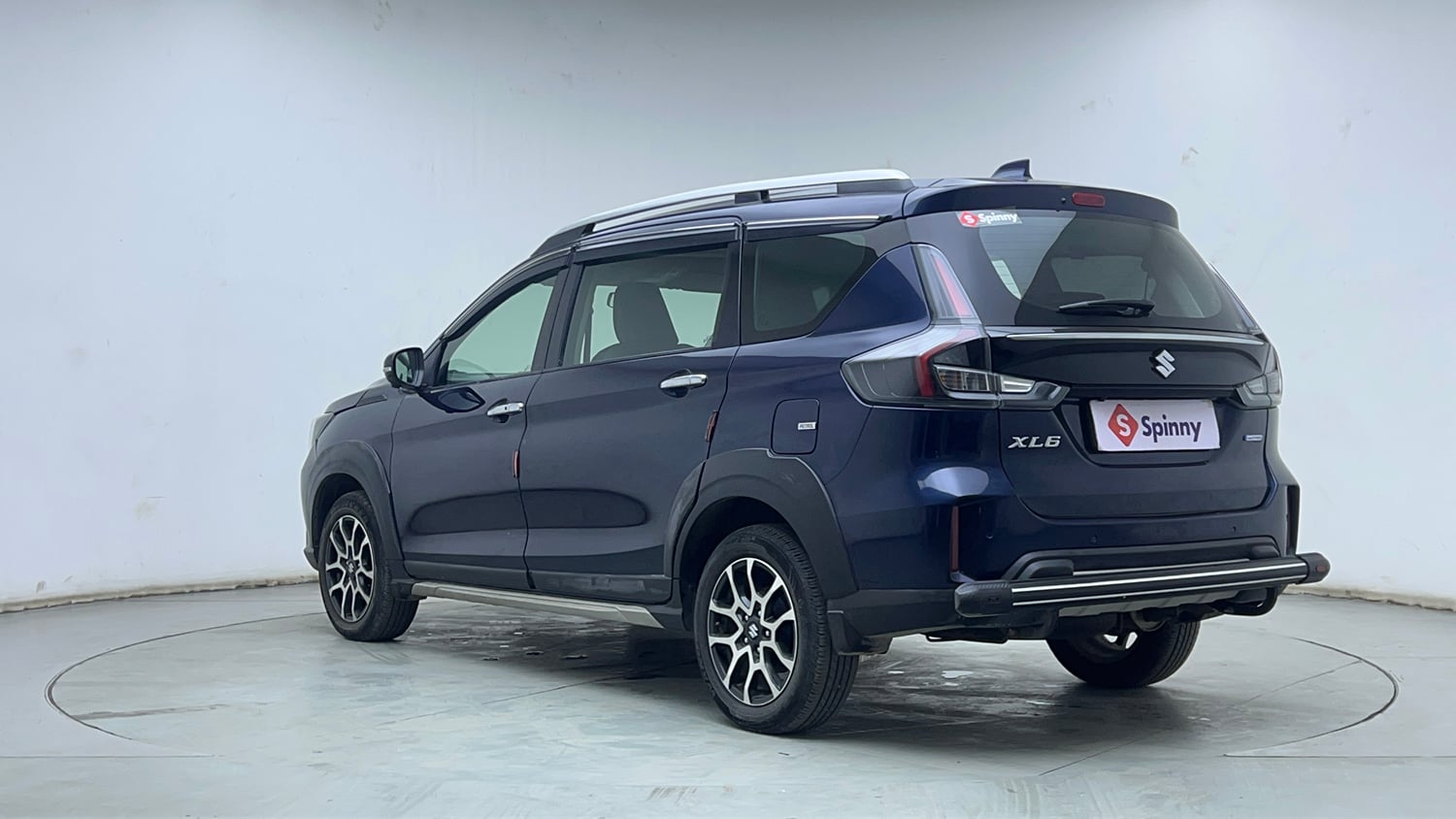 Used 2023 Maruti Suzuki XL6 Alpha AT Petrol Petrol Automatic exterior LEFT REAR CORNER VIEW