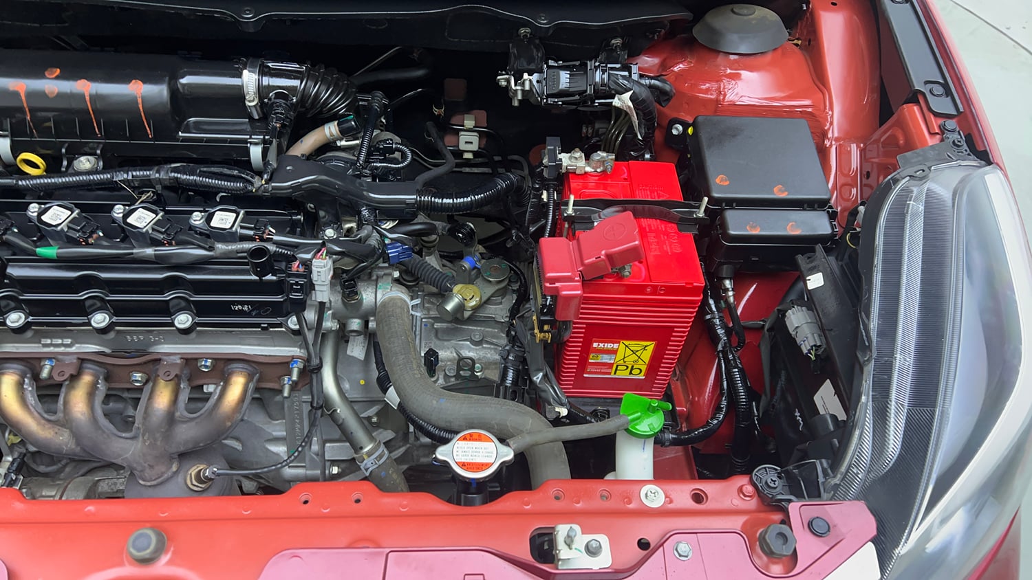 Used 2021 Maruti Suzuki Baleno Zeta Petrol Manual engine ENGINE LEFT SIDE VIEW