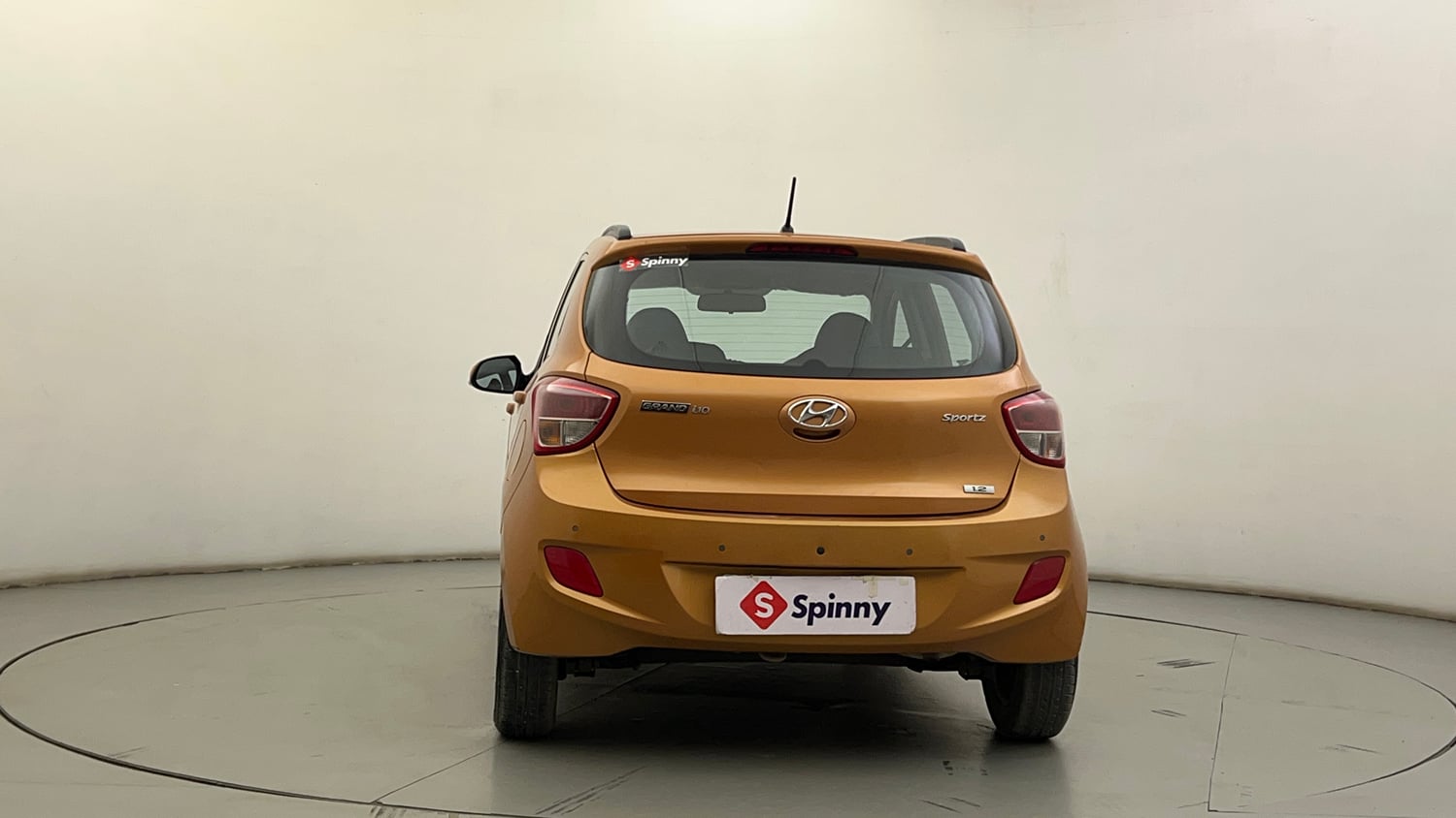 Used 2015 Hyundai Grand i10 Sportz 1.2 Kappa VTVT Petrol Manual exterior BACK VIEW