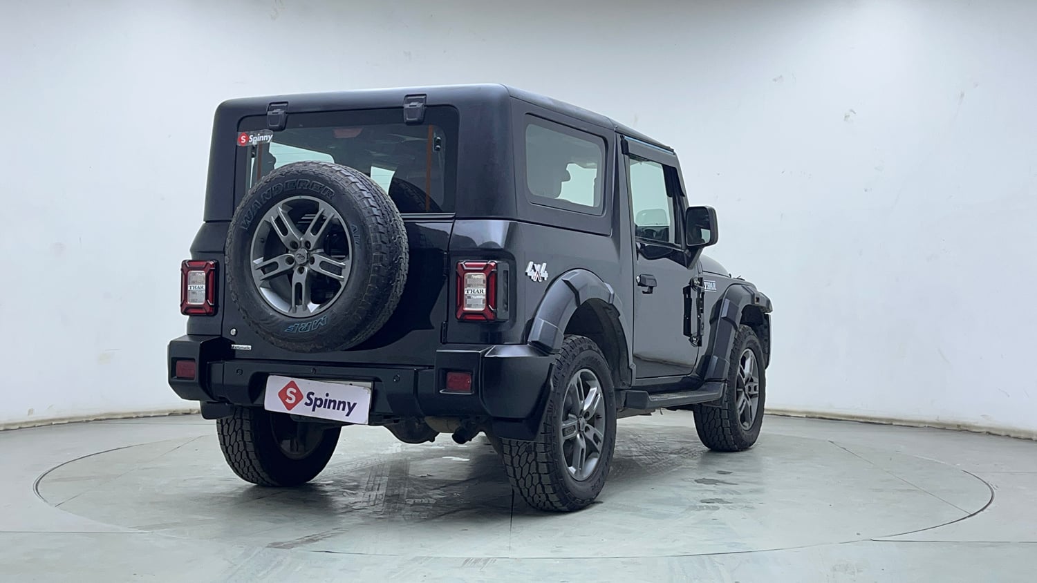 Used 2022 mahindra Thar LX Hard Top Diesel AT 4WD Diesel Automatic exterior RIGHT REAR CORNER VIEW