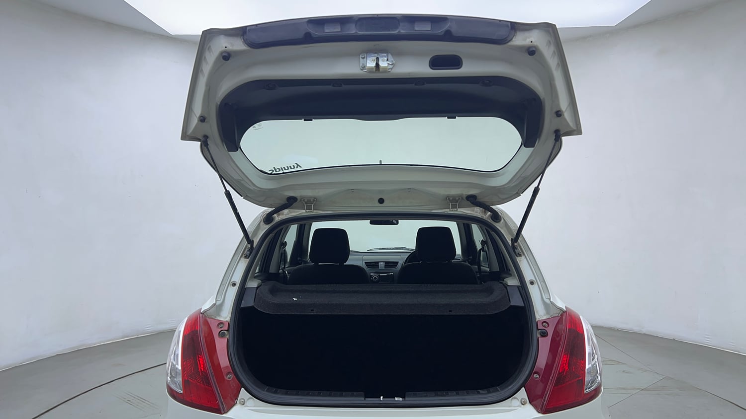 Used 2013 Maruti Suzuki Swift LXi Petrol Manual interior DICKY DOOR OPEN VIEW