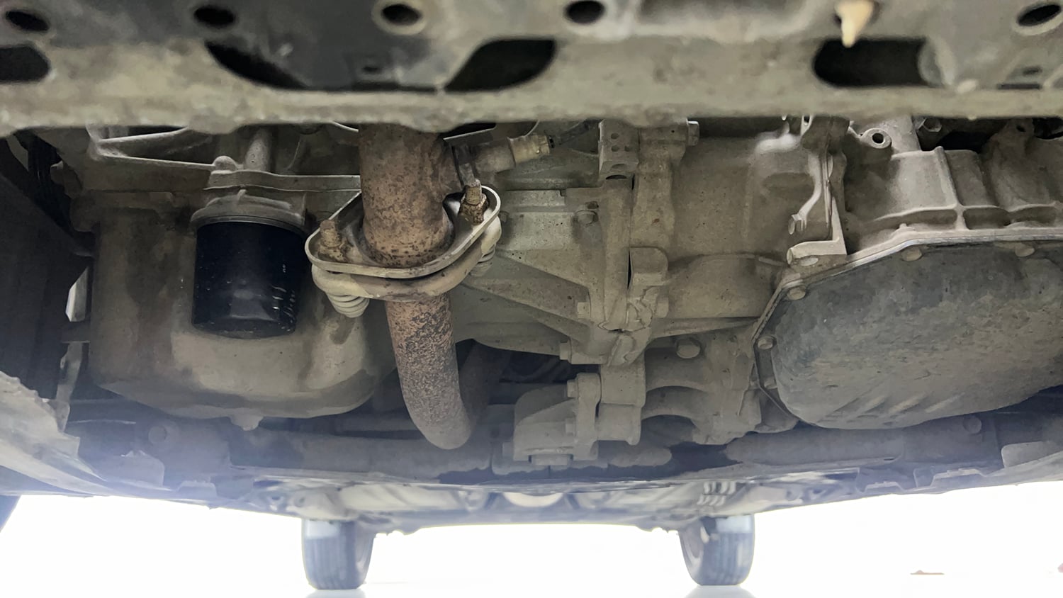 Used 2020 Maruti Suzuki Baleno Zeta Automatic Petrol Automatic extra FRONT LEFT UNDERBODY VIEW