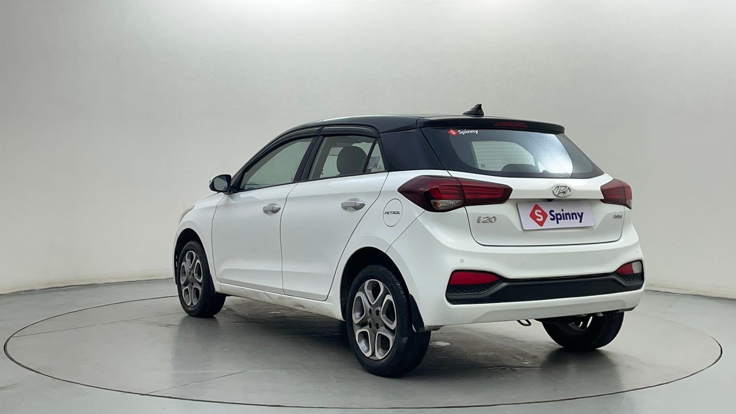 Used 2019 Hyundai Elite i20 Asta 1.2 Dual Tone Petrol Manual exterior LEFT REAR CORNER VIEW