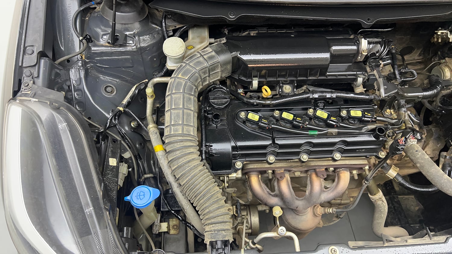 Used 2019 Maruti Suzuki Baleno Delta Petrol Manual engine ENGINE RIGHT SIDE VIEW