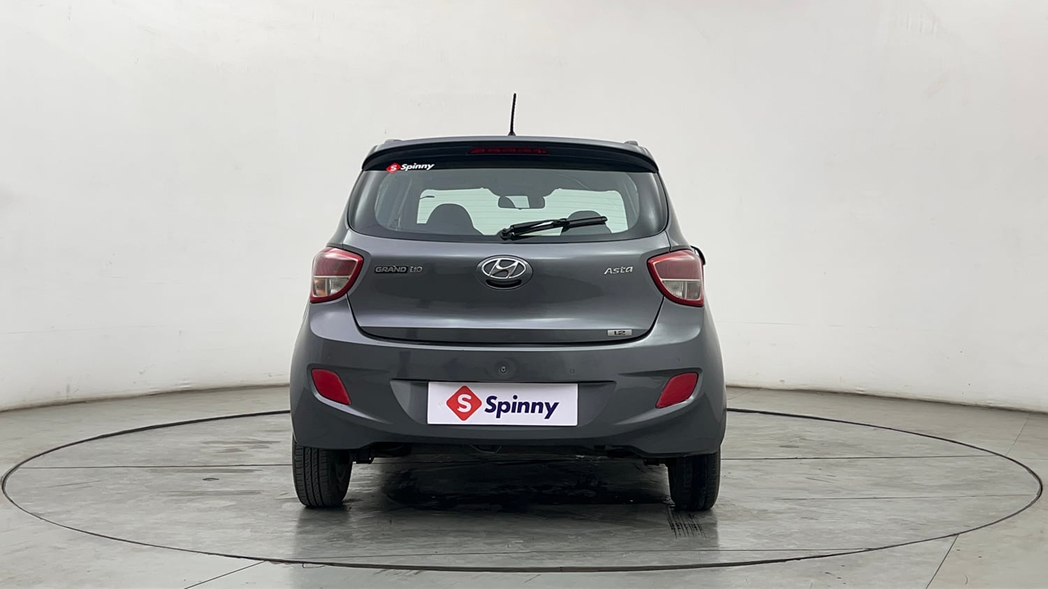 Used 2014 Hyundai Grand i10 Asta 1.2 Kappa VTVT (O) Petrol Manual exterior BACK VIEW