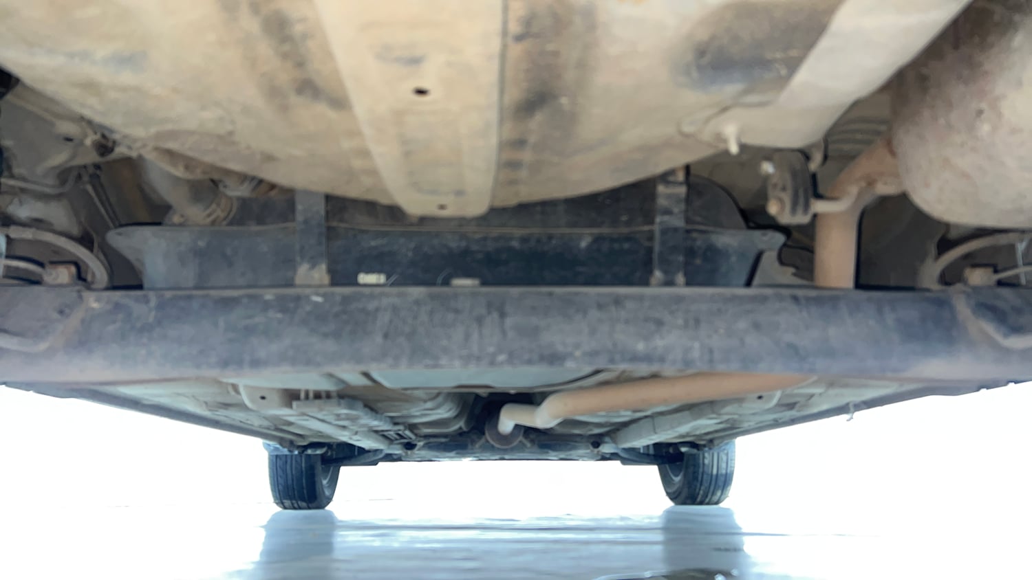 Used 2020 Hyundai Grand i10 Nios Sportz 1.2 Kappa VTVT Petrol Manual extra REAR UNDERBODY VIEW (TAKEN FROM REAR)
