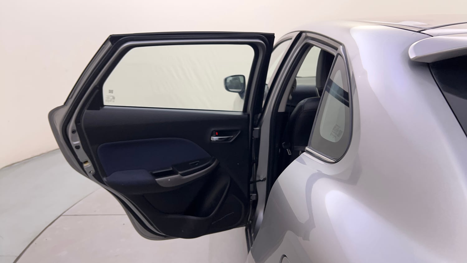 Used 2019 Maruti Suzuki Baleno Zeta Petrol Manual interior LEFT REAR DOOR OPEN VIEW