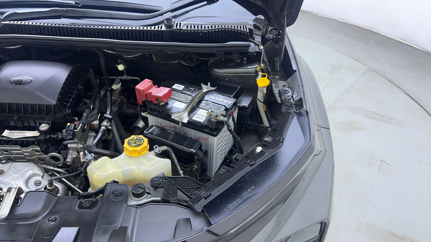 Used 2024 Tata Nexon Fearless Plus 1.2 Revotron Petrol 7DCA DT Petrol Automatic engine ENGINE LEFT SIDE VIEW