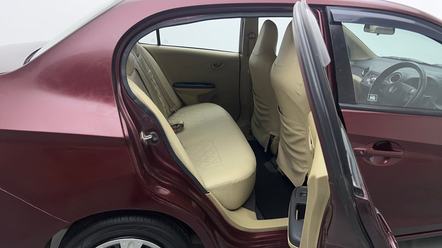Used 2014 Honda Amaze 1.2 S i-VTEC Petrol Manual interior RIGHT SIDE REAR DOOR CABIN VIEW
