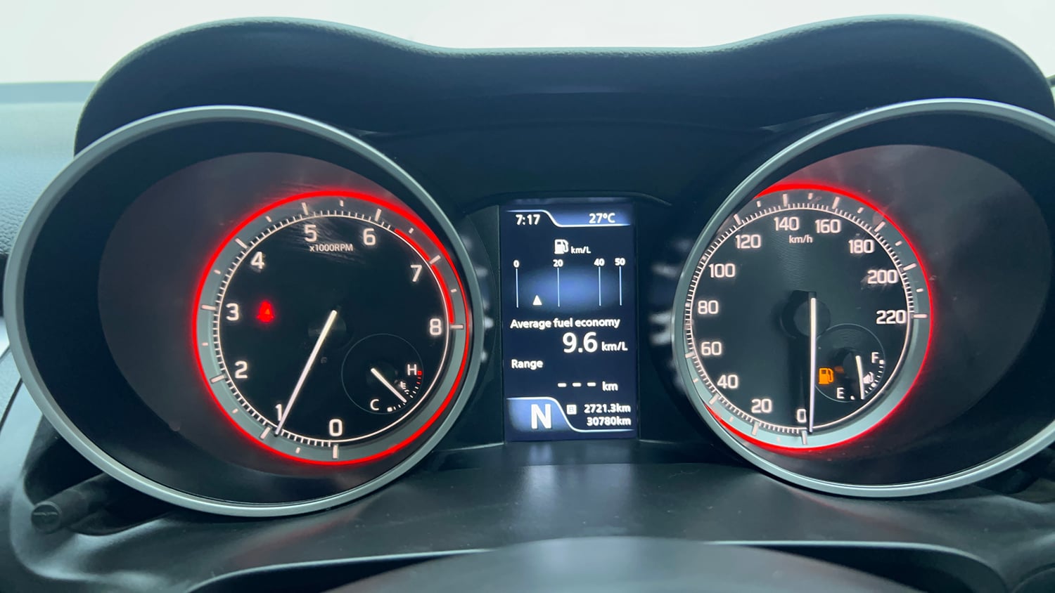 Used 2023 Maruti Suzuki Swift ZXi Plus AMT Dual Tone Petrol Automatic interior CLUSTERMETER VIEW