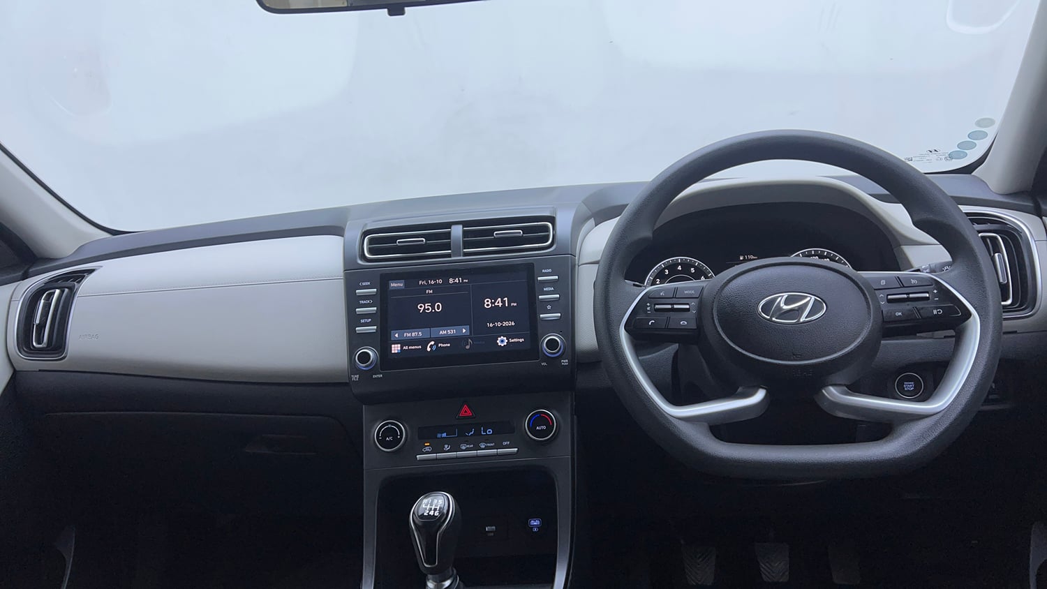 Used 2023 Hyundai Creta S 1.5 Petrol Petrol Manual interior DASHBOARD VIEW