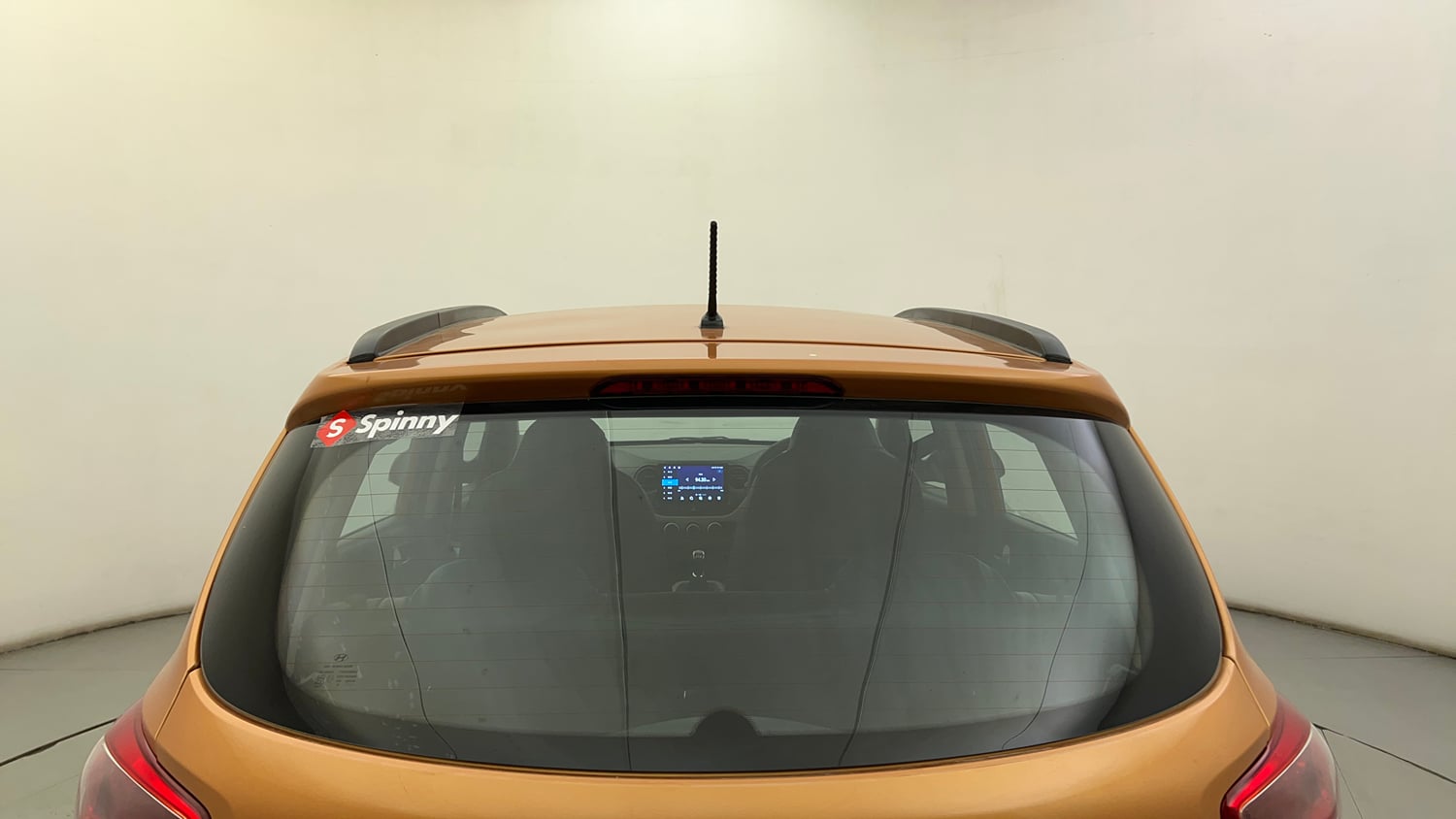 Used 2015 Hyundai Grand i10 Sportz 1.2 Kappa VTVT Petrol Manual exterior BACK WINDSHIELD VIEW