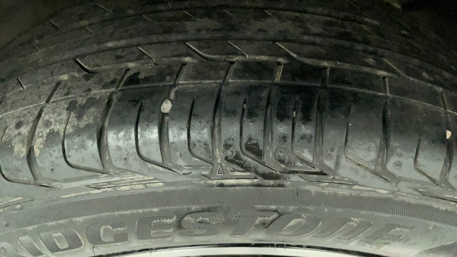 Used 2017 Tata Nexon XZ Plus Diesel Diesel Manual tyres LEFT REAR TYRE TREAD VIEW