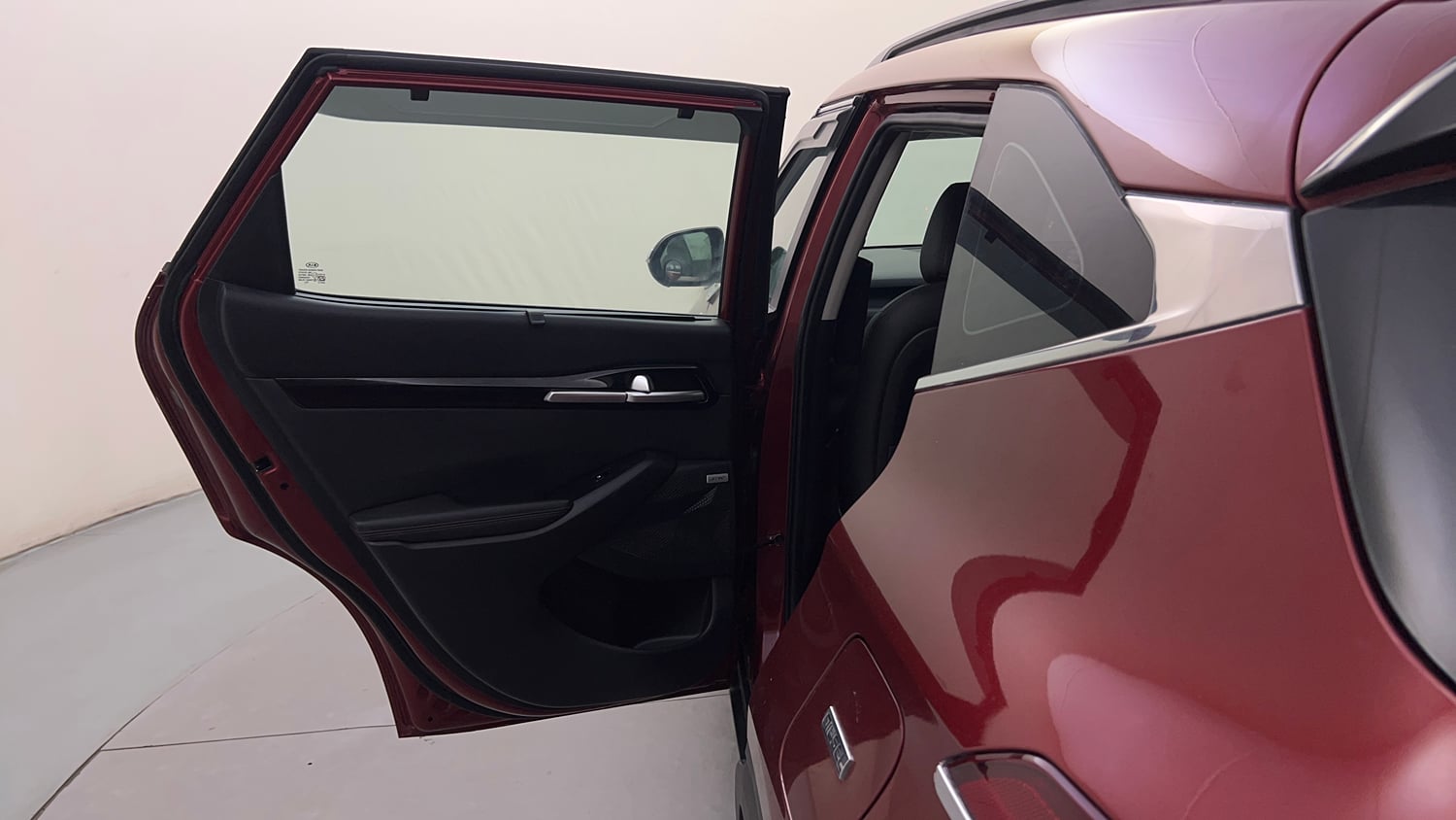 Used 2021 Kia Seltos GTX Plus AT 1.5 Diesel Diesel Automatic interior LEFT REAR DOOR OPEN VIEW